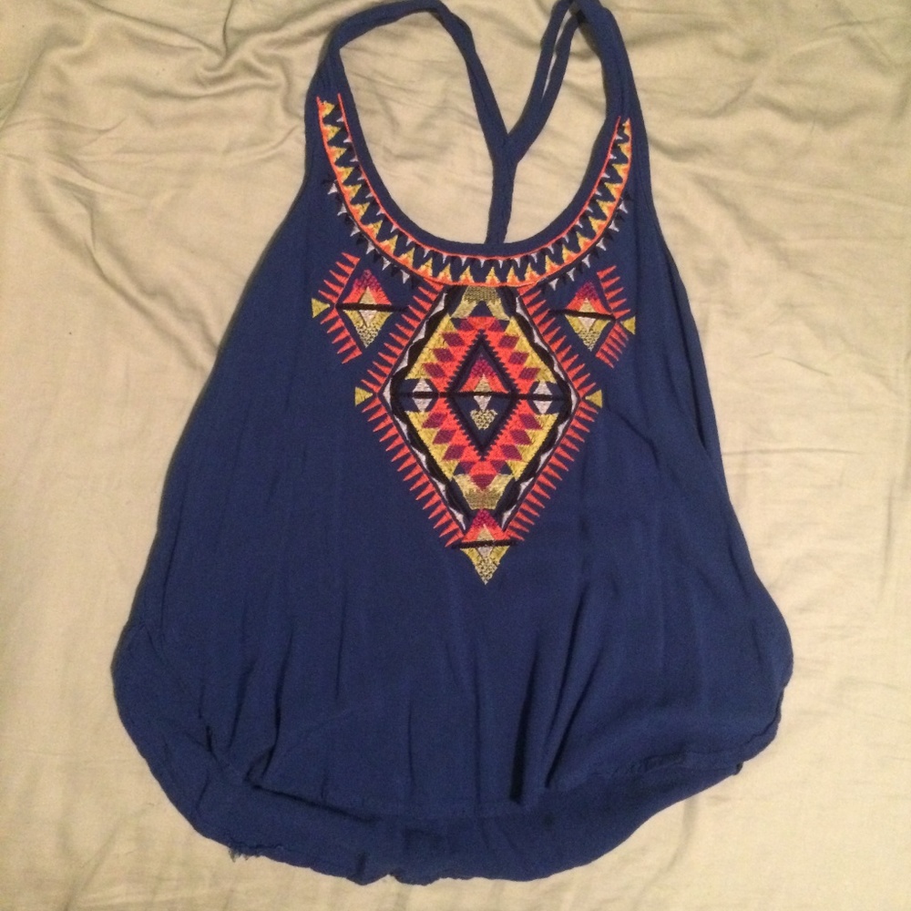 Boho Flowy Halter Crop Top